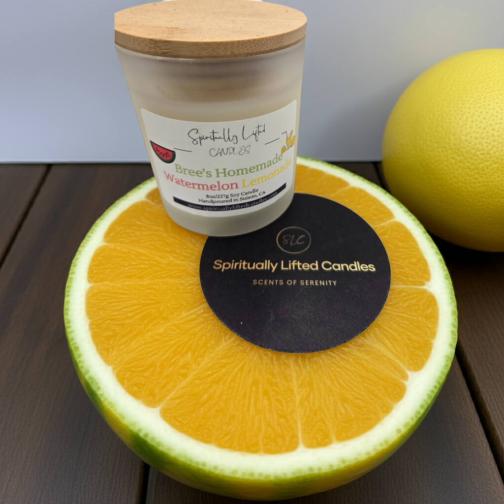 Bree's Homemade Watermelon Lemonade Soy Candle