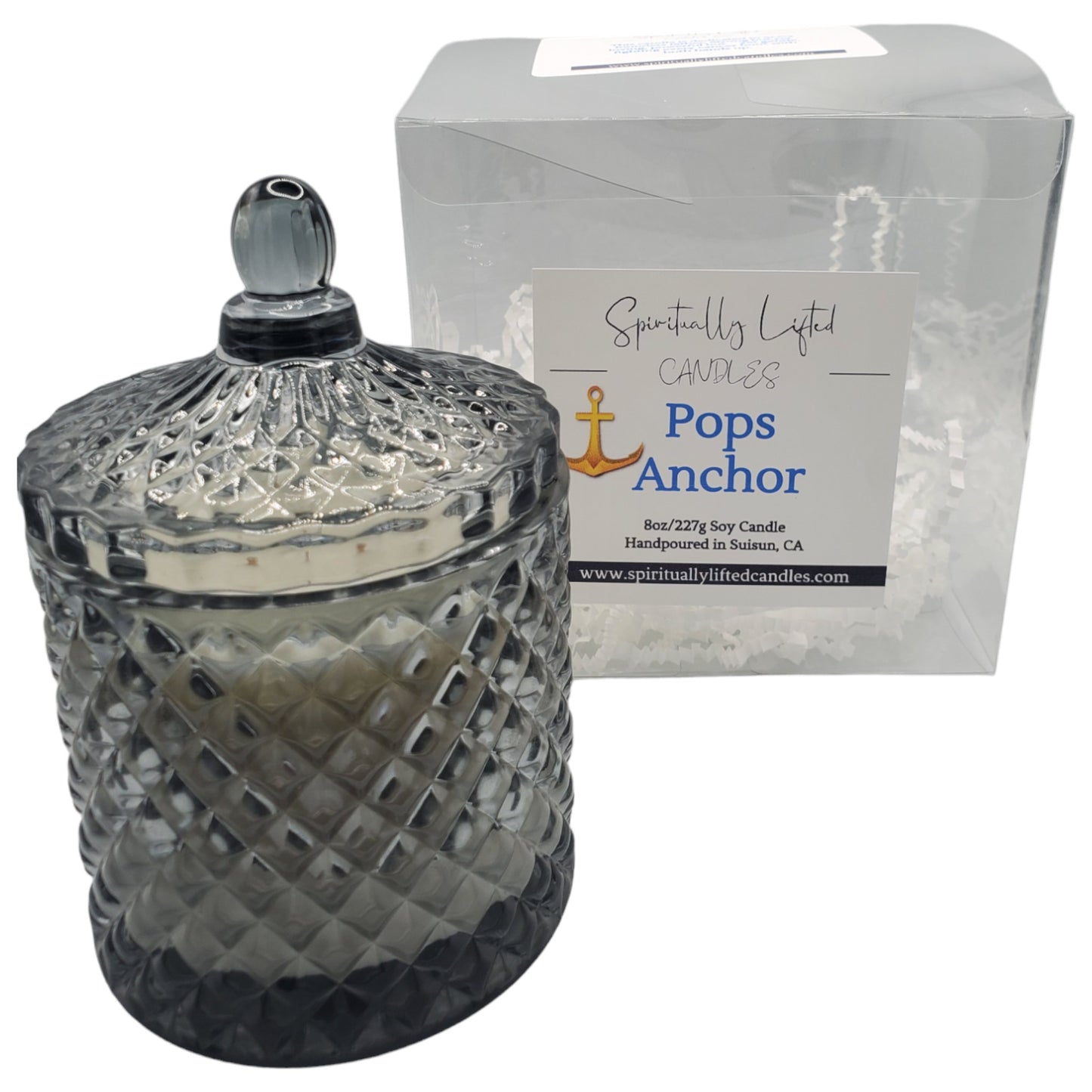 Pop's Anchor Soy Candle (Gray Vessel)