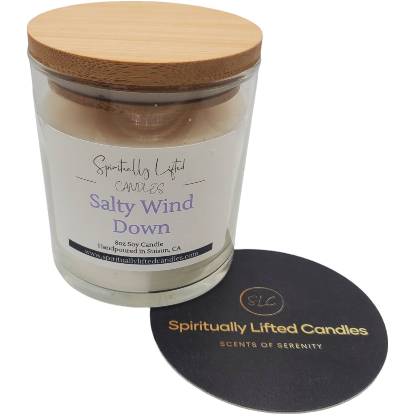 Salty Wind Down Soy Candle