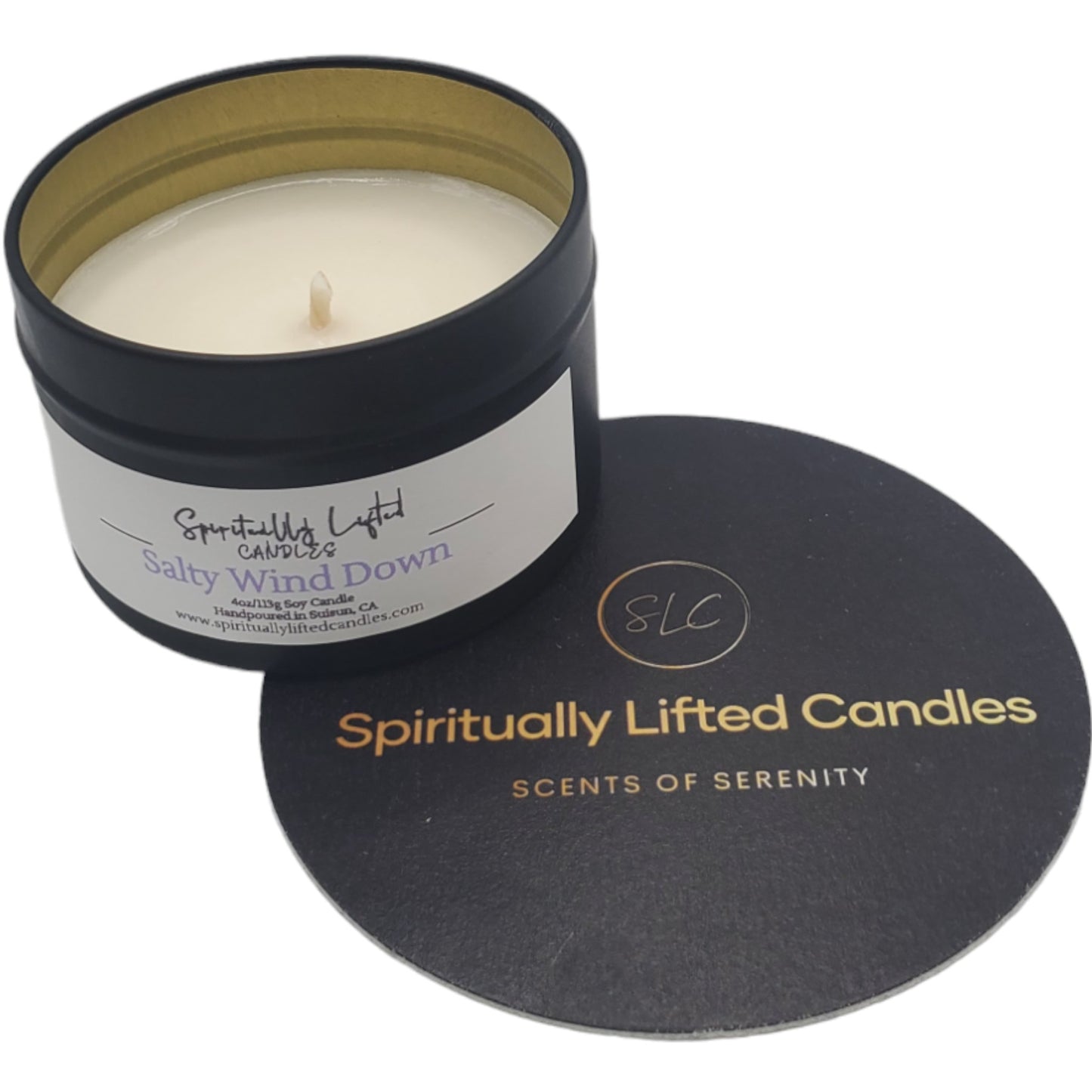 Salty Wind Down Soy Candle