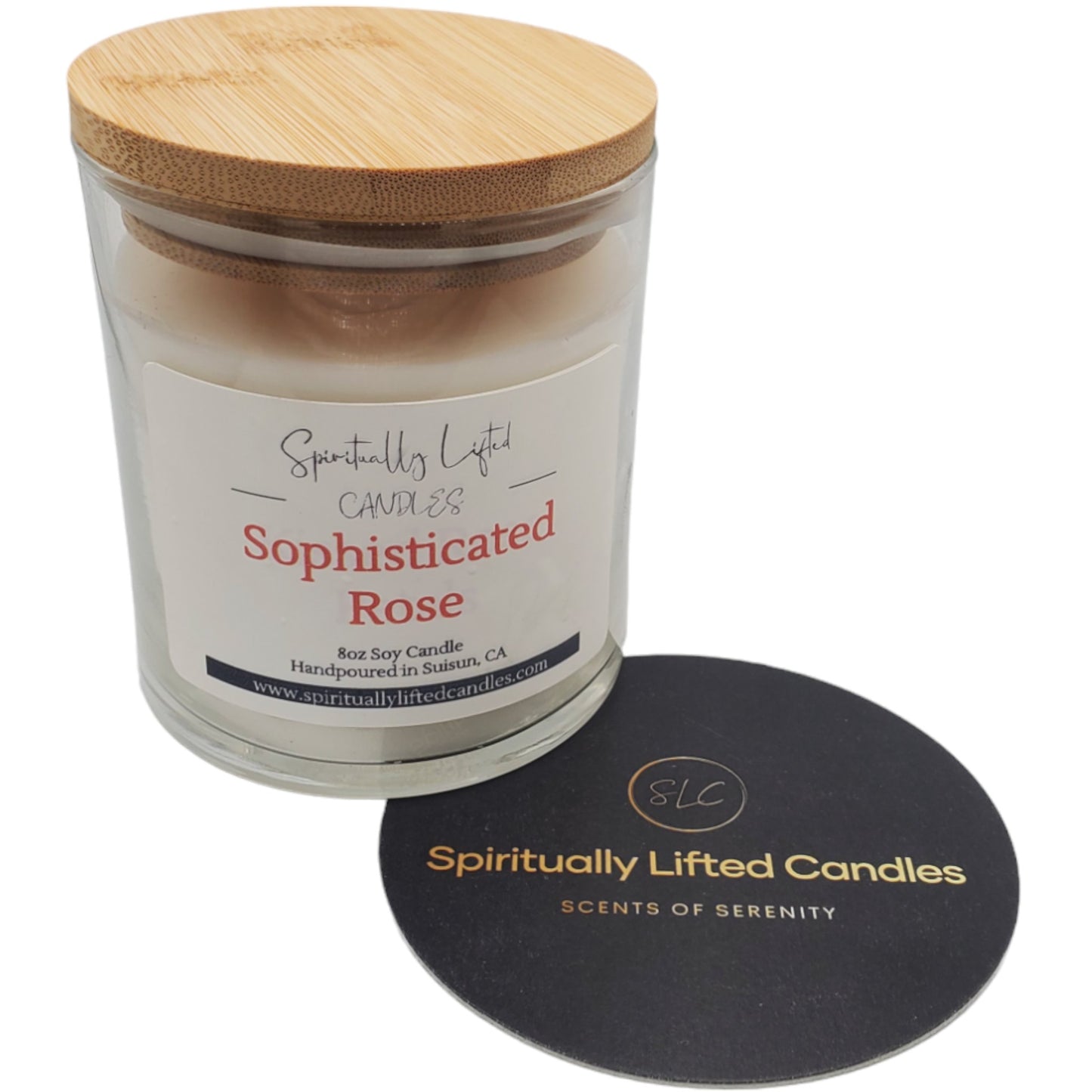Sophisticated Rose Soy Candle