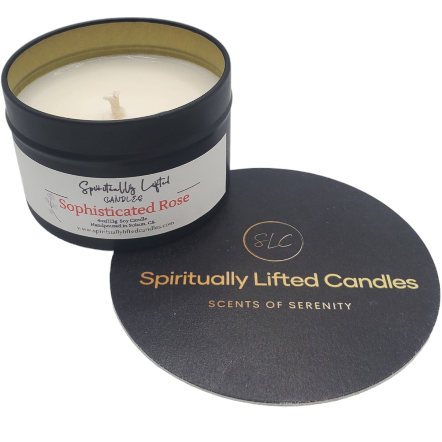 Sophisticated Rose Soy Candle