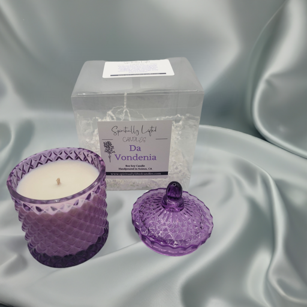 Da Vondenia Soy Candle (Purple Vessel)